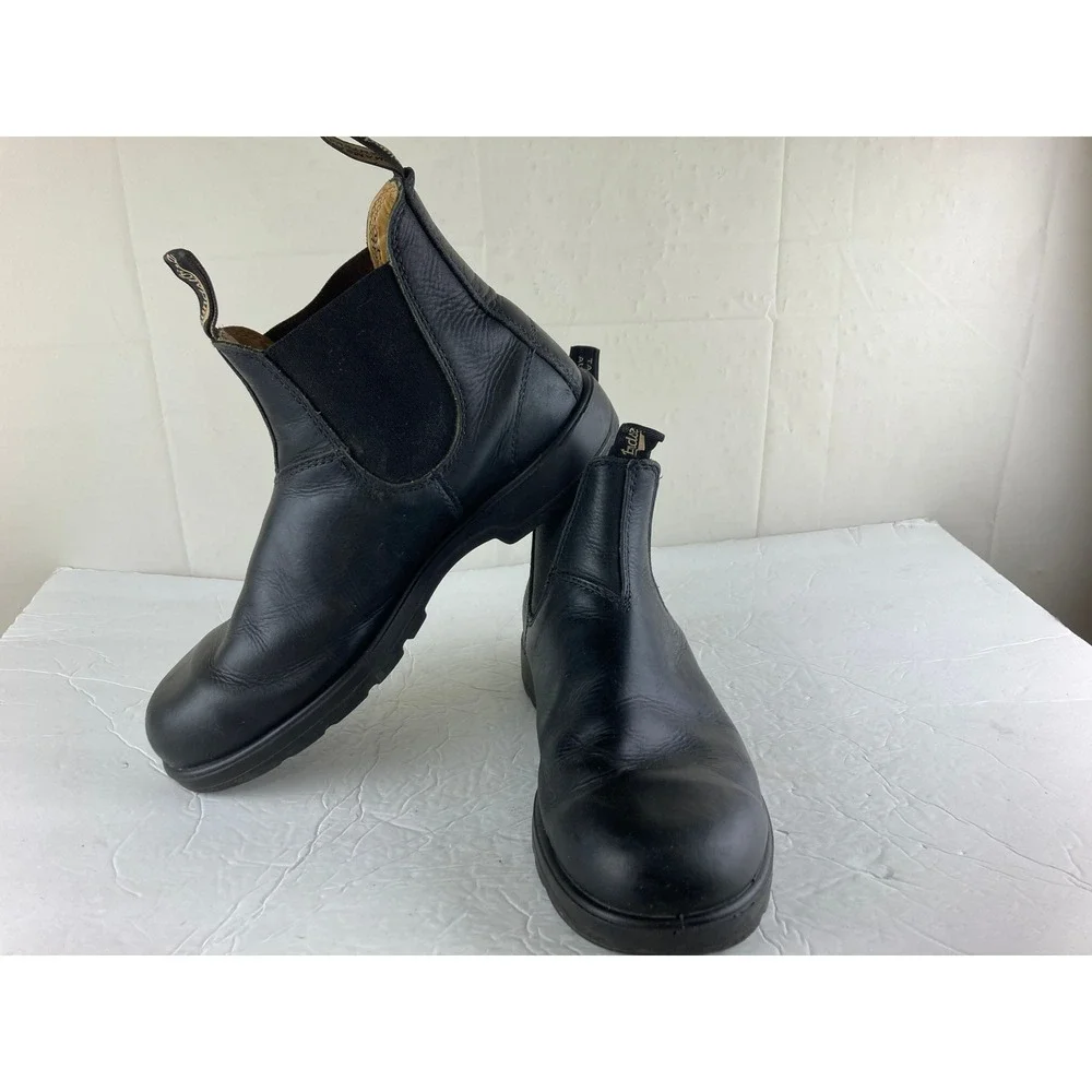 Blundstone 510 Original Chelsea Boots Men 10.5 Black Leather Gorpcore Work Goth